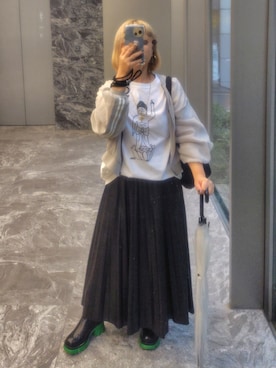 「アイテム（ブルゾン）」を使った、mtzoさん（レディース・148cm）の秋コーディネート