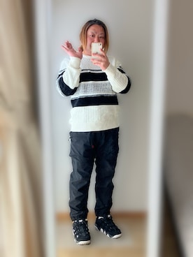 「FILA（フィラ）のアイテム（スニーカー）」を使った、Mahiroさん（メンズ・163cm）の春コーディネート
