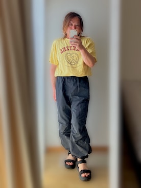 「Honeys（ハニーズ）のアイテム」を使った、Mahiroさん（メンズ・163cm）の秋コーディネート