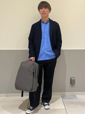 「SHIPS any（シップス エニィ）のアイテム（ジャケット/アウター）」を使った、田中さん（メンズ・168cm）の冬コーディネート