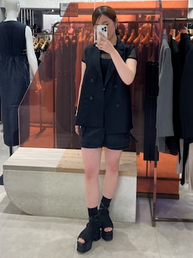 田中音羽さん(レディース・163cm)の春コーディネート