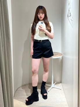 田中音羽さん(レディース・163cm)の春コーディネート