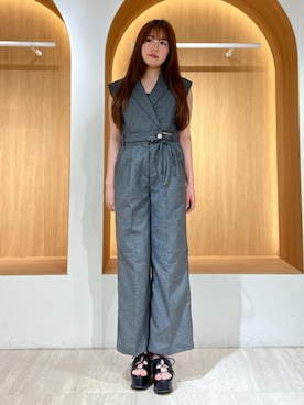 田中音羽さん（レディース・163cm）の春コーディネート
