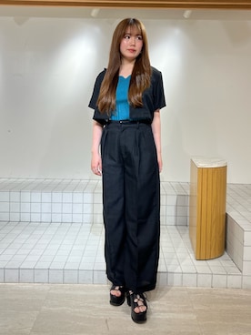 田中音羽さん（レディース・163cm）の春コーディネート