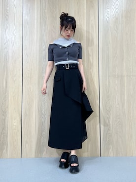 田中音羽さん（レディース・163cm）の夏コーディネート