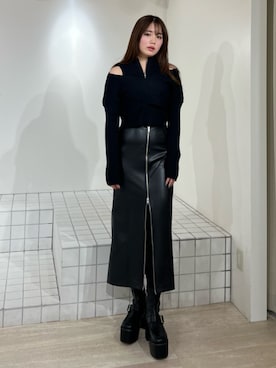 田中音羽さん(レディース・163cm)の冬コーディネート