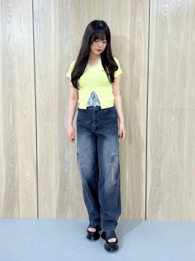 田中音羽さん（レディース・163cm）の夏コーディネート