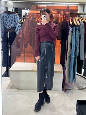 田中音羽さん（レディース・163cm）の秋コーディネート