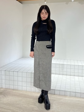 田中音羽さん（レディース・163cm）の秋コーディネート