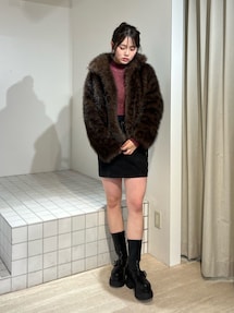レオパードフェイクファーコート｜ムルーア（MURUA）公式通販｜RUNWAY