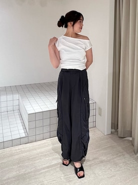 田中音羽さん（レディース・163cm）の夏コーディネート