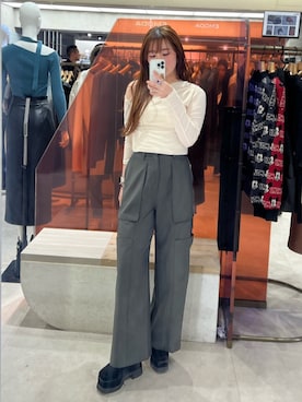 田中音羽さん（レディース・163cm）の春コーディネート