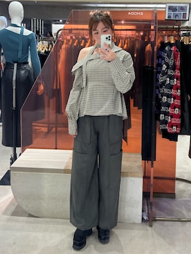 田中音羽さん（レディース・163cm）の春コーディネート