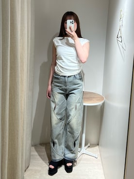 田中音羽さん(レディース・163cm)の春コーディネート