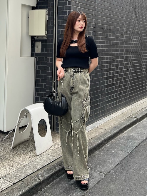 MURUA ジーンズ デニム デニムパンツ ストリングデニムカーゴ