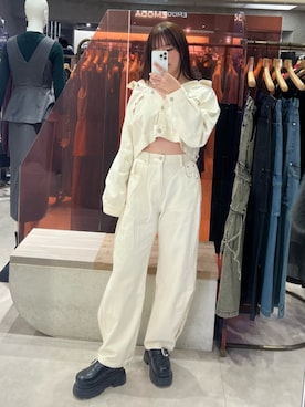 田中音羽さん（レディース・163cm）の冬コーディネート