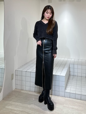 田中音羽さん(レディース・163cm)の冬コーディネート