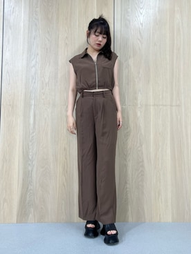 田中音羽さん（レディース・163cm）の夏コーディネート