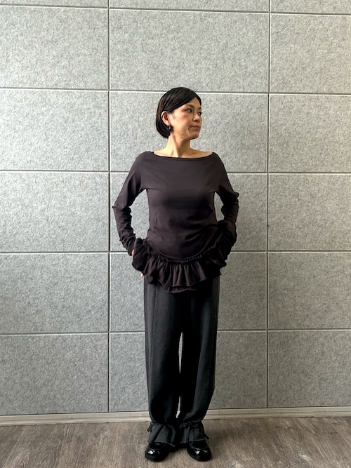 ribbon sweat pants（その他パンツ）｜CODE A（コードエー）の