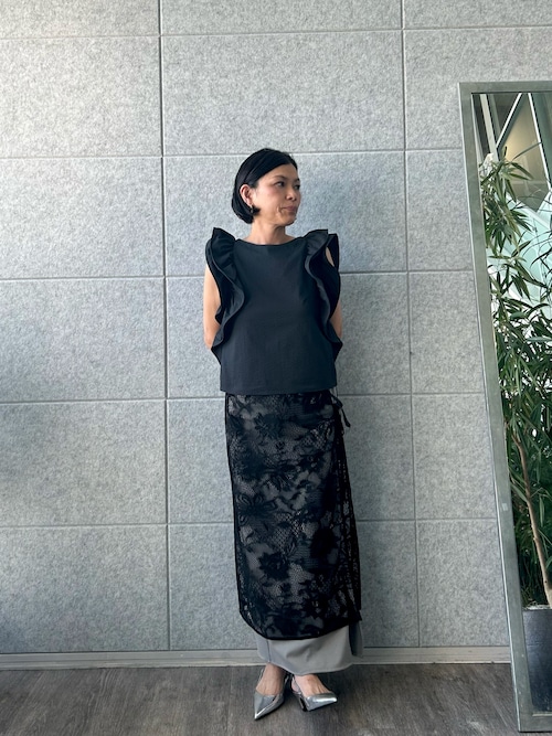 セール】garden lace wrap skirt（スカート）｜CODE A（コード