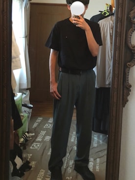 「TOMMY（トミー）のアイテム」を使った、だいちさん（メンズ・170cm）の夏コーディネート