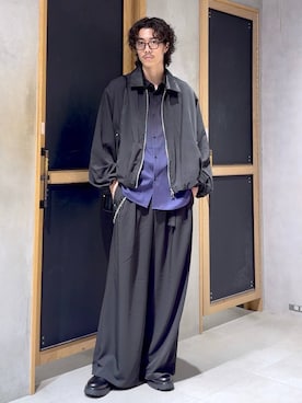 三浦 慎平さん（メンズ・185cm）の秋コーディネート