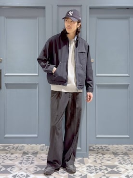 三浦 慎平さん（メンズ・185cm）の冬コーディネート