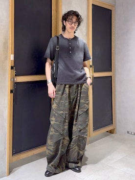 「RAGEBLUE（レイジブルー）のアイテム」を使った、三浦 慎平さん（メンズ・185cm）の夏コーディネート