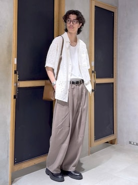 三浦 慎平さん（メンズ・185cm）の夏コーディネート