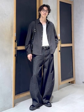 三浦 慎平さん(メンズ・185cm)の秋コーディネート