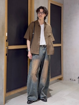 三浦 慎平さん（メンズ・185cm）の夏コーディネート