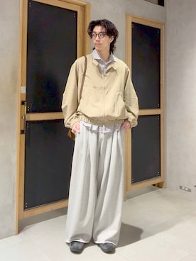 「RAGEBLUE（レイジブルー）のアイテム（バッグ）」を使った、三浦 慎平さん（メンズ・185cm）の春コーディネート