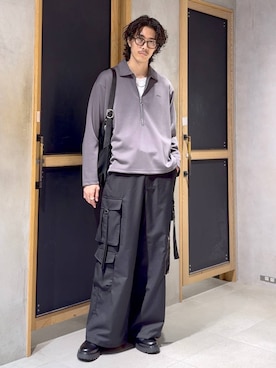 「RAGEBLUE（レイジブルー）のアイテム（アクセサリー）」を使った、三浦 慎平さん（メンズ・185cm）の秋コーディネート