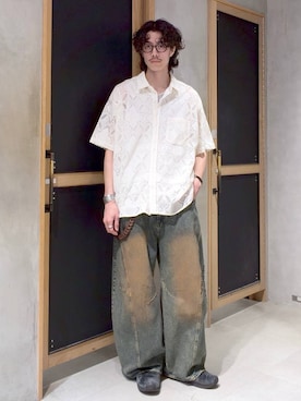 「アイテム（財布/小物）」を使った、三浦 慎平さん（メンズ・185cm）の夏コーディネート