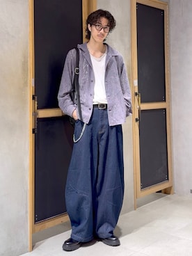 三浦 慎平さん(メンズ・185cm)の秋コーディネート