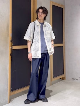 三浦 慎平さん（メンズ・185cm）の夏コーディネート