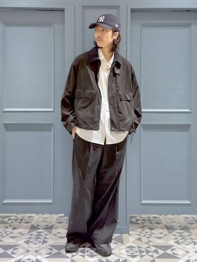 三浦 慎平さん（メンズ・185cm）の冬コーディネート