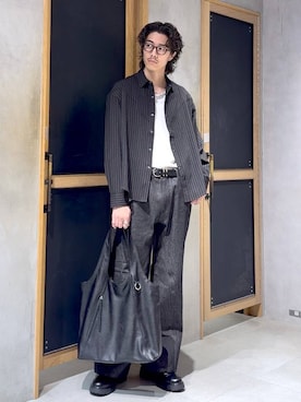 三浦 慎平さん（メンズ・185cm）の秋コーディネート