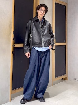 三浦 慎平さん(メンズ・185cm)の秋コーディネート