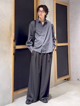 三浦 慎平さん(メンズ・185cm)の秋コーディネート