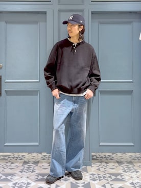 三浦 慎平さん（メンズ・185cm）の冬コーディネート