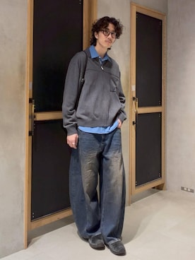 「RAGEBLUE（レイジブルー）のアイテム（バッグ）」を使った、三浦 慎平さん（メンズ・185cm）の春コーディネート