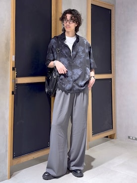 「RAGEBLUE（レイジブルー）のアイテム（アクセサリー）」を使った、三浦 慎平さん（メンズ・185cm）の夏コーディネート
