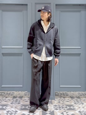 三浦 慎平さん（メンズ・185cm）の冬コーディネート