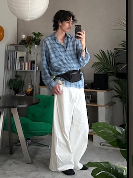 三浦 慎平さん(メンズ・185cm)の春コーディネート