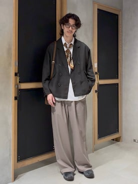 「RAGEBLUE（レイジブルー）のアイテム（ジャケット/アウター）」を使った、三浦 慎平さん（メンズ・185cm）の春コーディネート