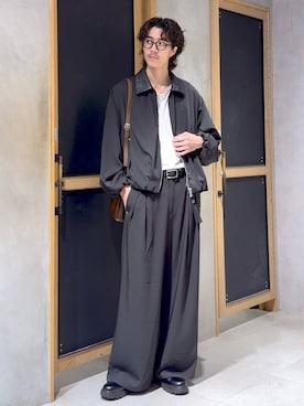 三浦 慎平さん（メンズ・185cm）の秋コーディネート