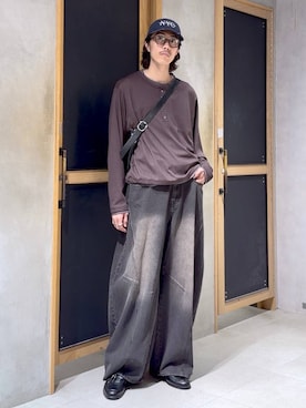三浦 慎平さん(メンズ・185cm)の秋コーディネート