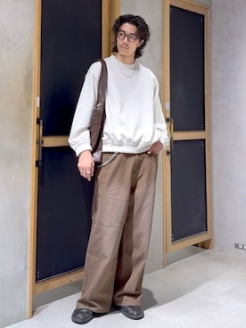 三浦 慎平さん（メンズ・185cm）の秋コーディネート