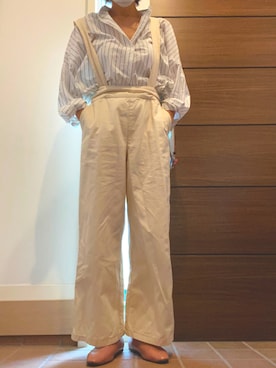 「SEVENDAYS=SUNDAY（セブンデイズサンデイ）のアイテム（シャツ/ブラウス）」を使った、katakaoさん（レディース・158cm）の秋コーディネート